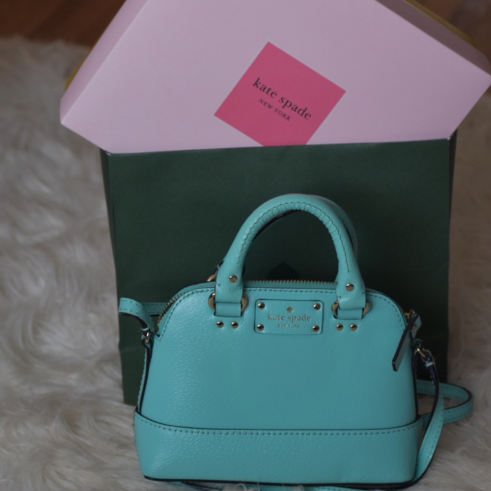 Kate Spate crossbody bag with box and shopping tote!